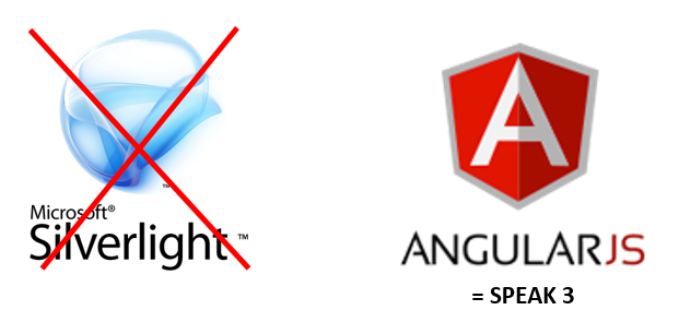 Silverlight gone, hello AngularJS