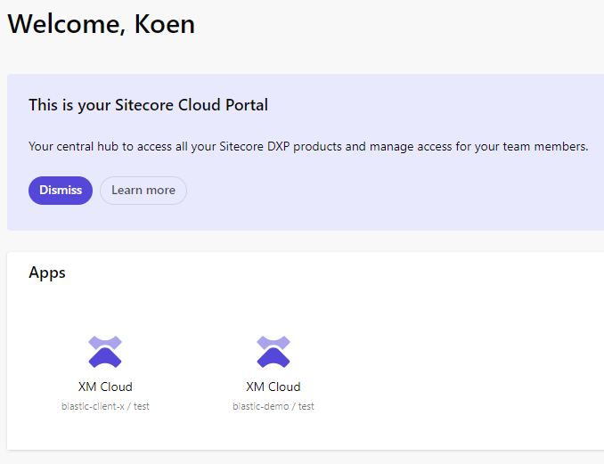 Sitecore XM Cloud URL overview