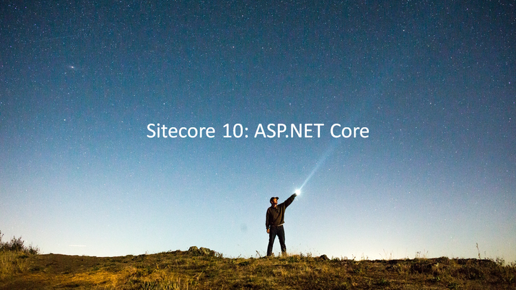 Sitecore 10 - ASP.NET Core